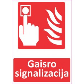 Lipdukas Gaisro signalizacija